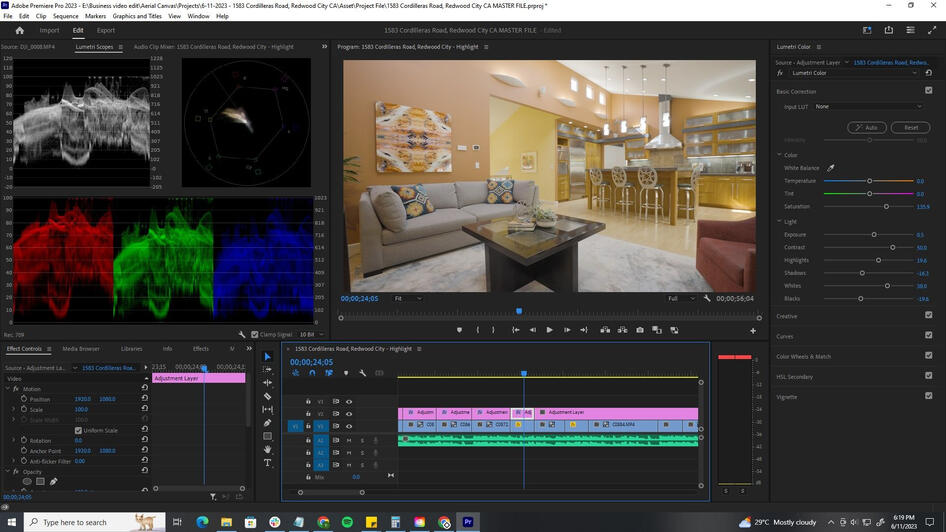 Video Editing Using Adobe Premiere Pro